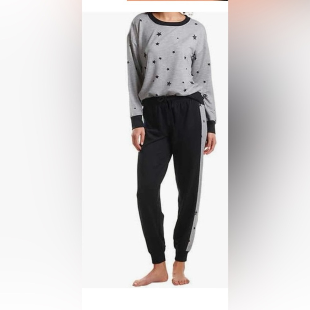 Splendid Womens XXL 2-Piece Pajama Set Long Sleeve Crewneck Top Jogger Pants